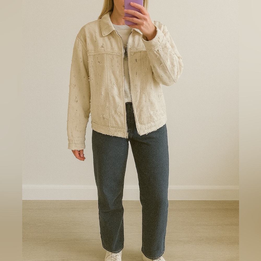 H&M Cream Demin Jacket